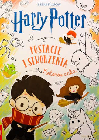 Harry Potter Postacie i Stworzenia kolorowanka CTC-5101 - Oparcowanie zbiorowe [KSIĄŻKA]