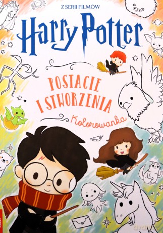 Harry Potter Postacie i Stworzenia kolorowanka CTC-5101 - Oparcowanie zbiorowe [KSIĄŻKA]