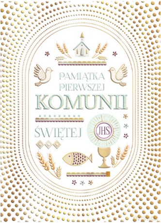 Karnet Komunia Kropki