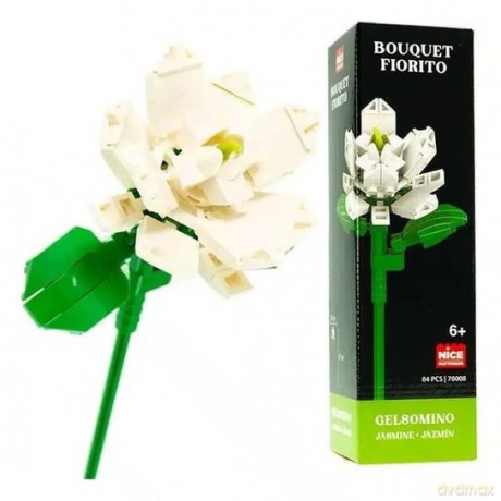 Kwiaty z klocków Jaśmin [KLOCKI]