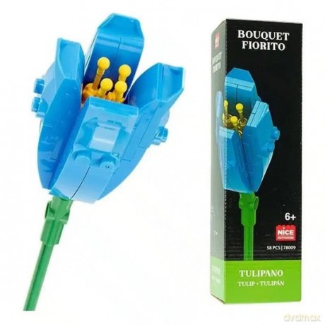 Kwiaty z klocków Tulipan [KLOCKI]