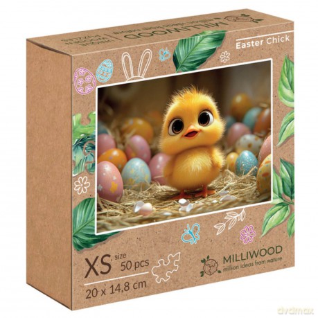 MILLIWOOD 50 el. Wielkanocny Kurczaczek [PUZZLE]