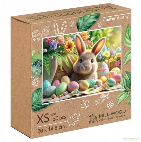 MILLIWOOD 50 el. Wielkanocny Zajączek [PUZZLE]