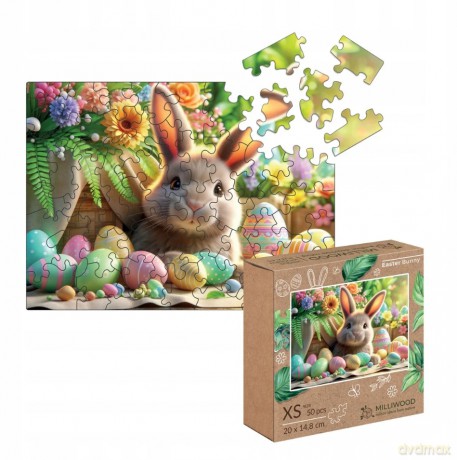 MILLIWOOD 50 el. Wielkanocny Zajączek [PUZZLE]