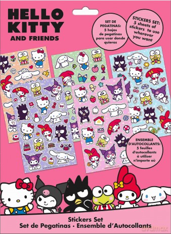 Naklejki Hello Kitty 92 szt. HK50193