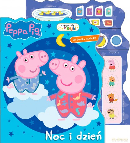 Noc i dzień. Świnka Peppa. Przyjaciele z bajki - Opracowanie zbiorowe [KSIĄŻKA]