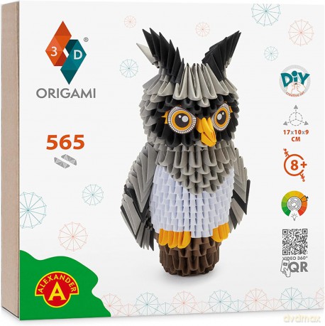 Origami 3D Sowa