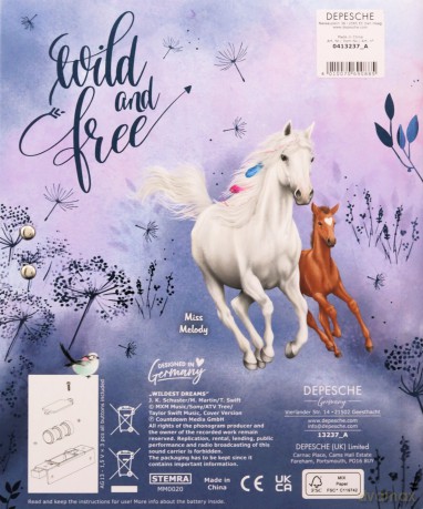 Pamiętnik grający na kod Miss Melody 13237A