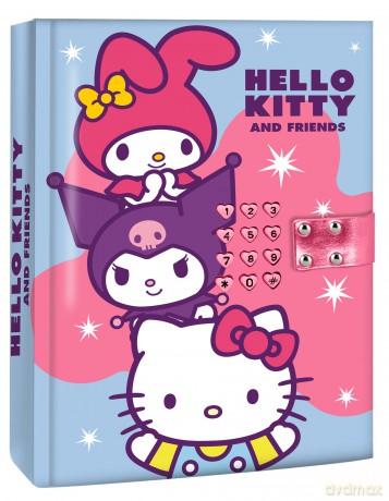 Pamiętnik zamykany na kod Hello Kitty HK50185