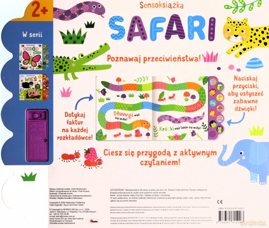 Safari. Sensoksiążka dźwiękowa - Elżbieta Korolkiewicz [KOMIKS]
