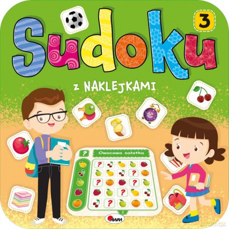 Sudoku z naklejkami 3 - Opracowanie zbiorowe [KSIĄŻKA]