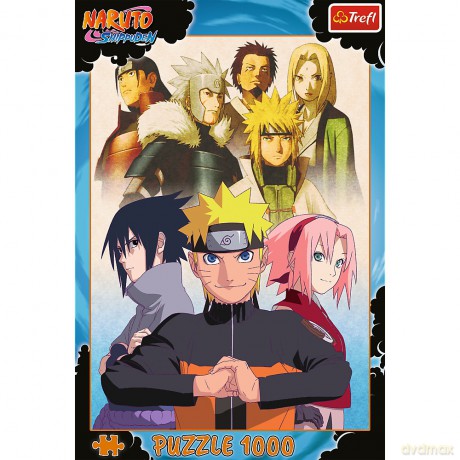 TREFL 1000 el. Drużyna Naruto Masashi Kishimoto Naruto Shippuden 10940 [PUZZLE]