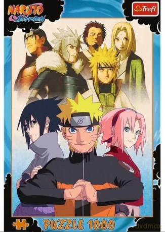 TREFL 1000 el. Drużyna Naruto Masashi Kishimoto Naruto Shippuden 10940 [PUZZLE]
