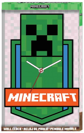 Zegar ścienny Minecraft XL MDF MIN3023