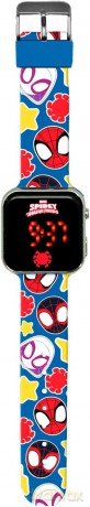 Zegarek LED z kalendarzem Spidey SPF4018