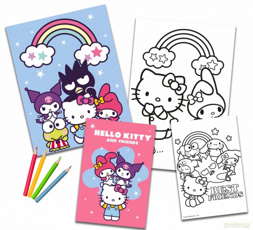 Zestaw do kolorowania Hello Kitty HK50189