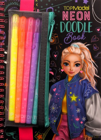 Zestaw Neon Doodle Top Model z żelpenami 13217A