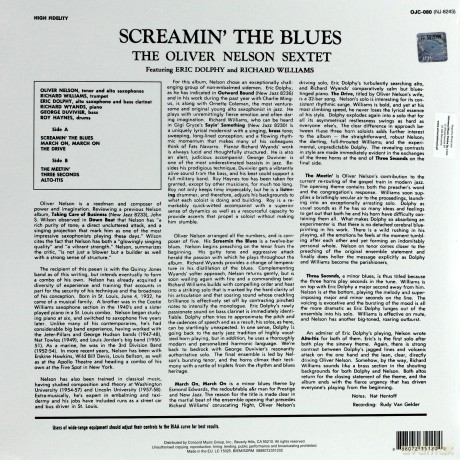 Oliver Nelson: Screamin The Blues [WINYL]