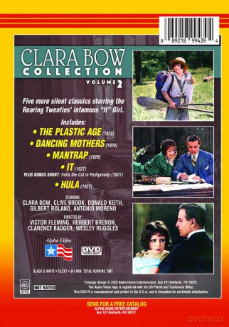 Clara Bow Collection, Volume 2 (Mantrap/Dancing Mothers/Hula/It/The Plastic Age) (5-DVD) [5DVD]