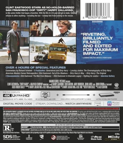 Dirty Harry (Brudny Harry) [Blu-Ray 4K]