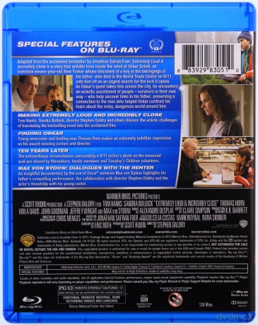 Extremely Loud and Incredibly Close (Strasznie głośno, niesamowicie blisko) [Blu-Ray]