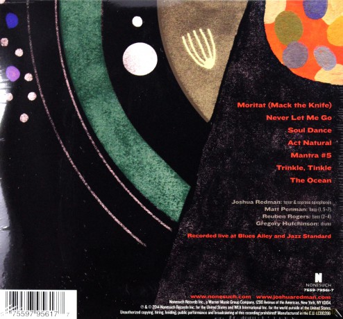 Joshua Redman: Trios Live [CD]