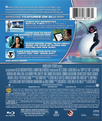 Happy Feet 2 (Happy Feet: Tupot małych stóp 2) [Blu-Ray]+[DVD]