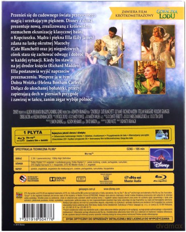 Kopciuszek (Disney) [Blu-Ray]