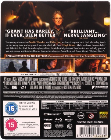 Heretic (steelbook) [Blu-Ray 4K]+[Blu-Ray]