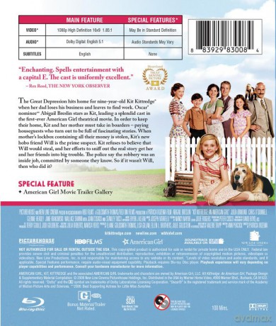 Kit Kittredge: An American Girl (Kit Kittredge: Amerykańska dziewczyna) [Blu-Ray]