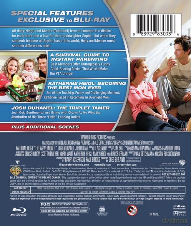 Life as We Know It (Och, życie!) [Blu-Ray]