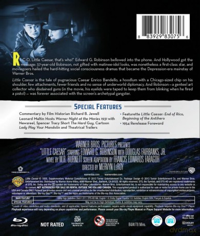 Little Caesar (Mały Cezar) [Blu-Ray]