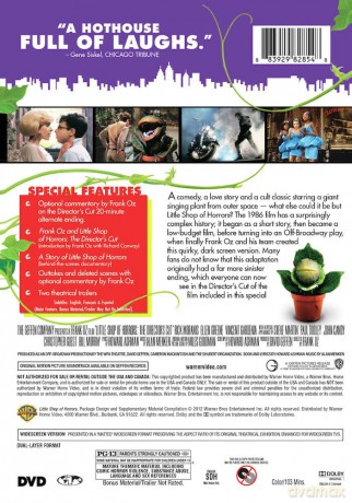 Little Shop of Horrors: The Director's Cut [DVD]