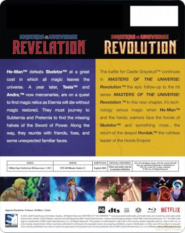 Masters of the Universe: Revelation/Revolution (steelbook) [3xBlu-Ray]