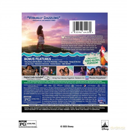 Moana 2 (Vaiana 2) [Blu-Ray]+[DVD]