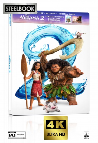 Moana 2 (Vaiana 2) (steelbook) [Blu-Ray 4K]+[Blu-Ray]