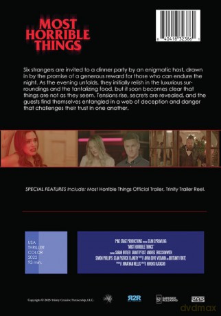 Most Horrible Things (Previously Love Hurts) [DVD]