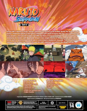 Naruto Shippuden Set 6 [4xBlu-Ray]