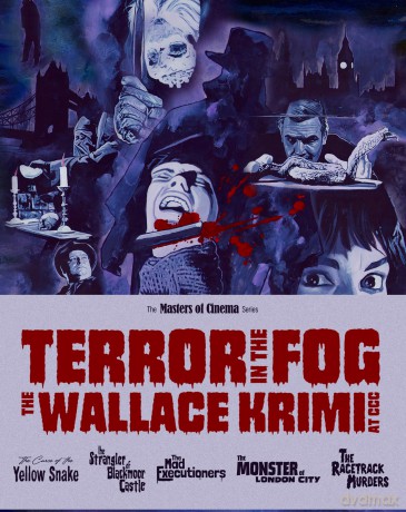 Terror In The Fog: The Wallace Krimi At CCC (The Curse of the Yellow Snake/ The Strangler of Blackmoor Castle/ The Mad Executioners/ The Monster of London City/ The Racetrack Murders) [4xBlu-Ray]
