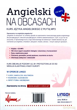 Angielski Na Obcasach. Kurs J.Angielskiego Z Płytą Mp3 - Oberda Gabriela [KSIĄŻKA]