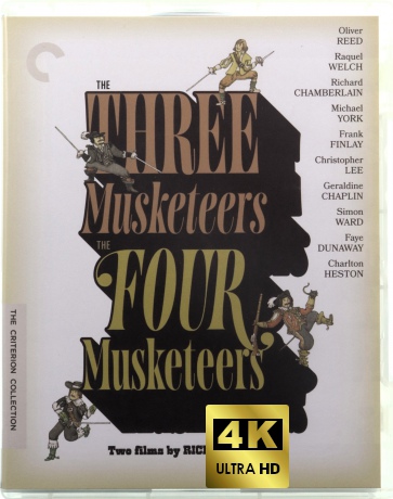 The Three Musketeers / The Four Musketeers (Trzej muszkieterowie / Czterej muszkieterowie) (The Criterion Collection) [2xBlu-Ray 4K]+[2xBlu-Ray]