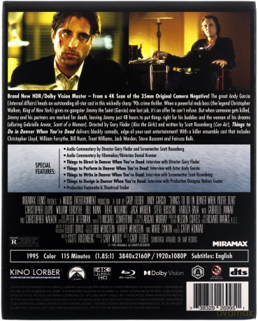 Things to Do in Denver When You're Dead (Rzeczy, które robisz w Denver będąc martwym) [Blu-Ray 4K]+[Blu-Ray]