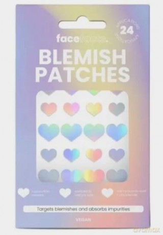 Face Facts Plastry na wypryski Holographic Hearts