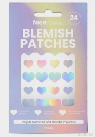 Face Facts Plastry na wypryski Holographic Hearts