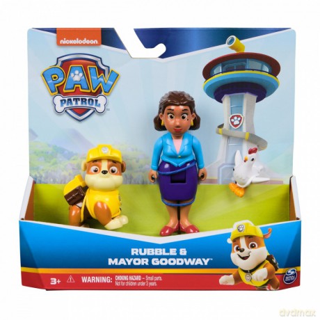 Figurki Psi Patrol Rubble, Goodway, Chickaletta [FIGURKA]