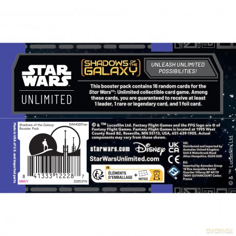 Gra Star Wars: Unlimited - Shadows of the Galaxy - Booster Box [GRA]