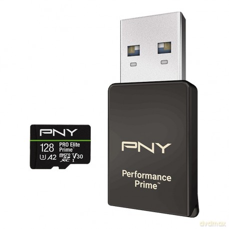 Karta pamięci microSDXC Elite Prime 128GB + adapter SD + czytnik USB-A