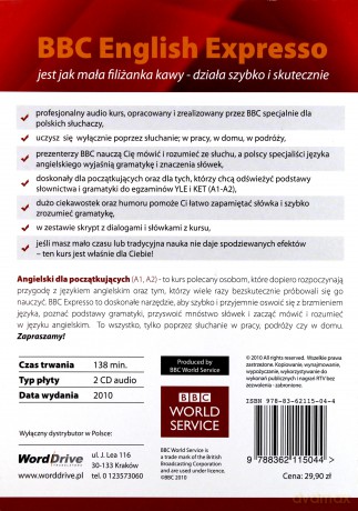 Bbc English Expreso Dla Początkujących [KSIĄŻKA]+[CD]