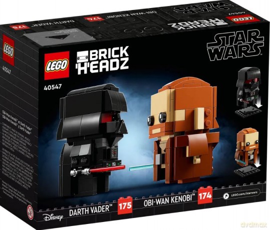 LEGO BrickHeadz Obi-Wan Kenobi i Darth Vader (40547) [KLOCKI]