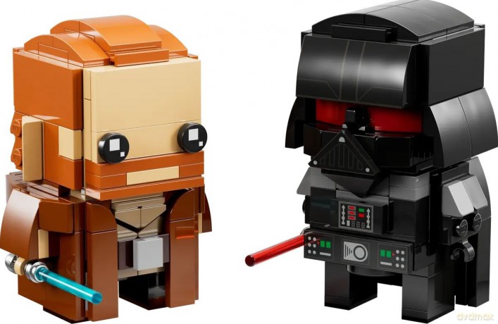LEGO BrickHeadz Obi-Wan Kenobi i Darth Vader (40547) [KLOCKI]